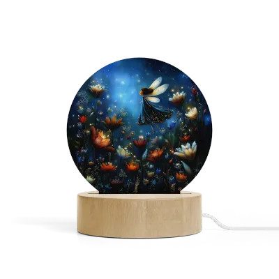 Art Φωτιστικό LED Κυκλικό - Η Νεράιδα των Ανθών – Magical Impressionism Art Φωτιστικό LED Κυκλικό - Η Νεράιδα των Ανθών – Magical Impressionism