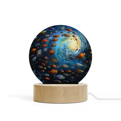 Art Φωτιστικό LED Κυκλικό - Ο Χορός των Βυθών Art Φωτιστικό LED Κυκλικό - Ο Χορός των Βυθών