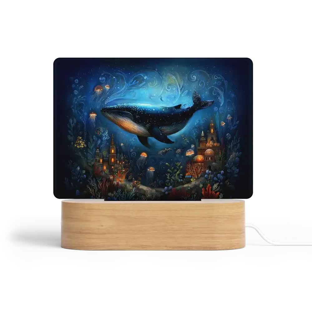 Art Φωτιστικό LED Ορθογώνιο - Ο Γίγαντας των Ωκεανών – Deep Sea Surrealism