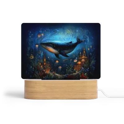 Art Φωτιστικό LED Ορθογώνιο - Ο Γίγαντας των Ωκεανών – Deep Sea Surrealism Art Φωτιστικό LED Ορθογώνιο - Ο Γίγαντας των Ωκεανών – Deep Sea Surrealism