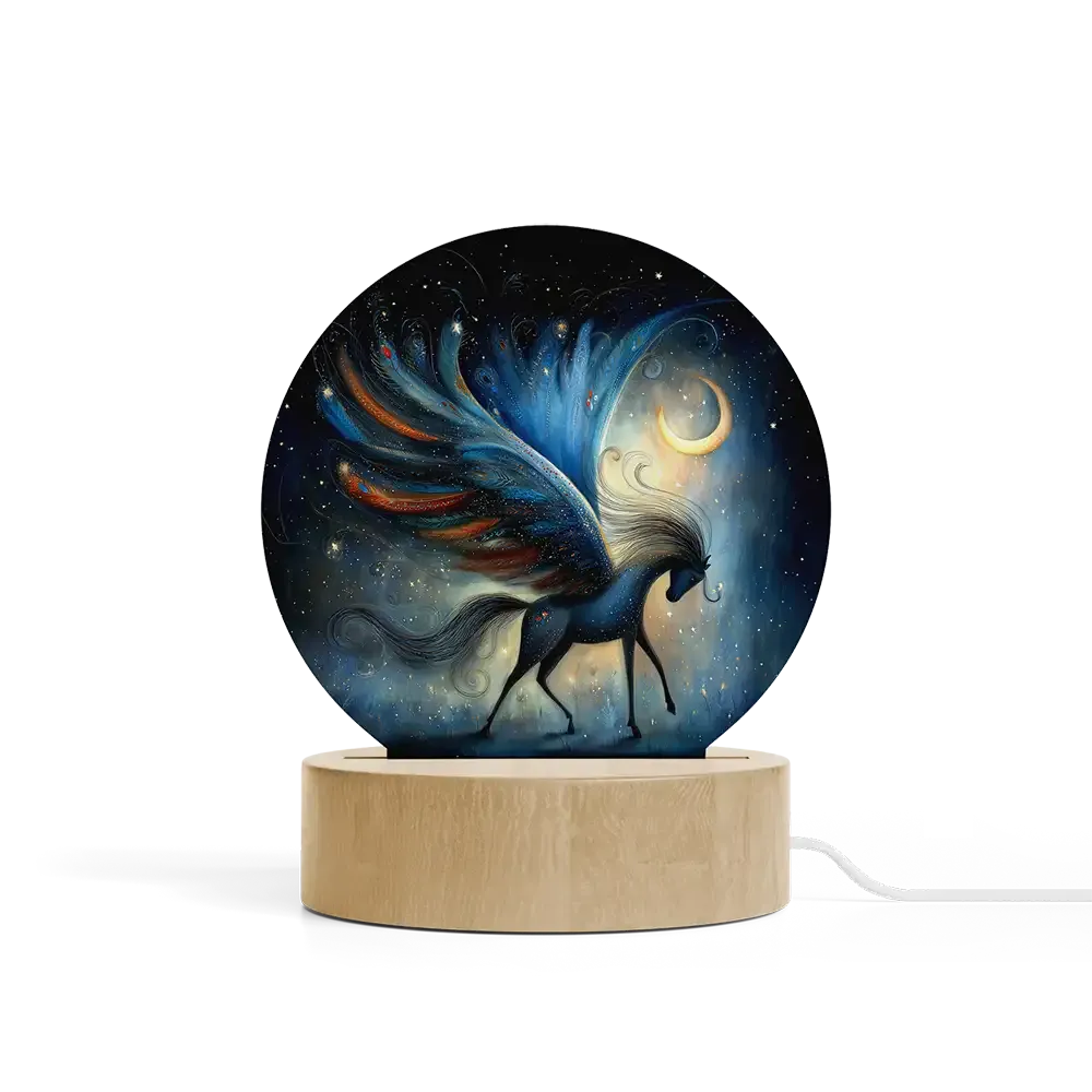 Art Φωτιστικό LED Κυκλικό - Η Πτήση του Πήγασου – Cosmic Art