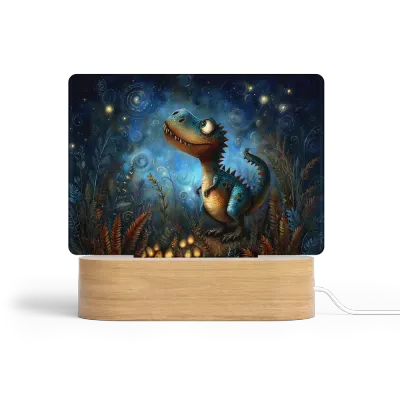 Art Φωτιστικό LED Ορθογώνιο - Ο Μικρός Εξερευνητής – Whimsical Prehistoric Art Φωτιστικό LED Ορθογώνιο - Ο Μικρός Εξερευνητής – Whimsical Prehistoric