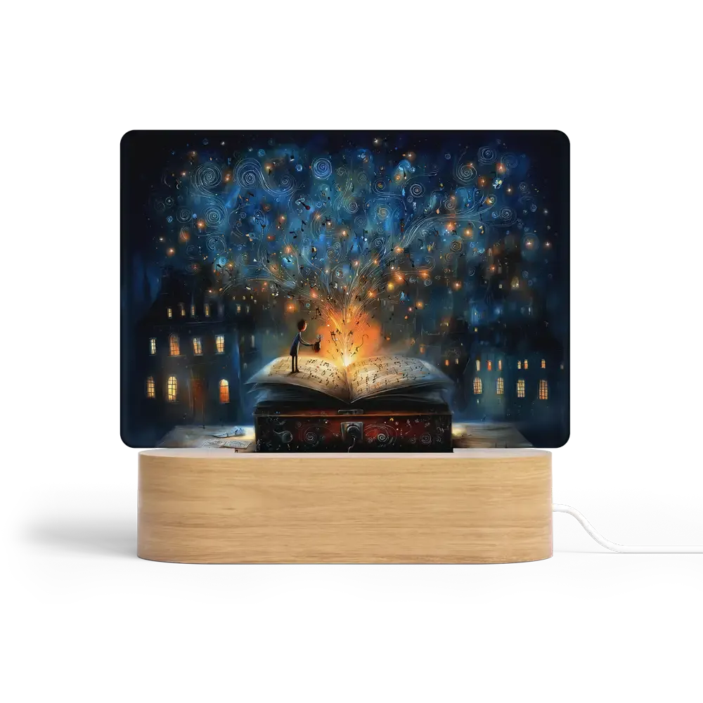 Art Φωτιστικό LED Ορθογώνιο - Η Μελωδία των Ονείρων – Magical Realism