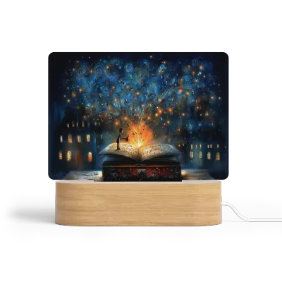 Art Φωτιστικό LED Ορθογώνιο - Η Μελωδία των Ονείρων – Magical Realism Art Φωτιστικό LED Ορθογώνιο - Η Μελωδία των Ονείρων – Magical Realism