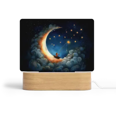 Art Φωτιστικό LED Ορθογώνιο - Ψαρεύοντας Αστέρια – Whimsical Fantasy Art Φωτιστικό LED Ορθογώνιο - Ψαρεύοντας Αστέρια – Whimsical Fantasy