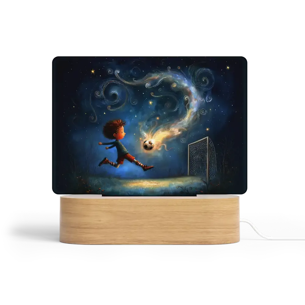 Art Φωτιστικό LED Ορθογώνιο - Το Γκολ του Ουρανού – Celestial Sports-Art