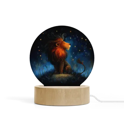 Art Φωτιστικό LED Κυκλικό - Ο Βασιλιάς της Νύχτας – Majestic Texture Art Φωτιστικό LED Κυκλικό - Ο Βασιλιάς της Νύχτας – Majestic Texture