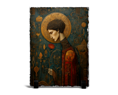 Επιτραπέζιος Πίνακας Πέτρινος 15x20 - Σχέδιο Άγγελος, Η Προσφορά της Άνοιξης