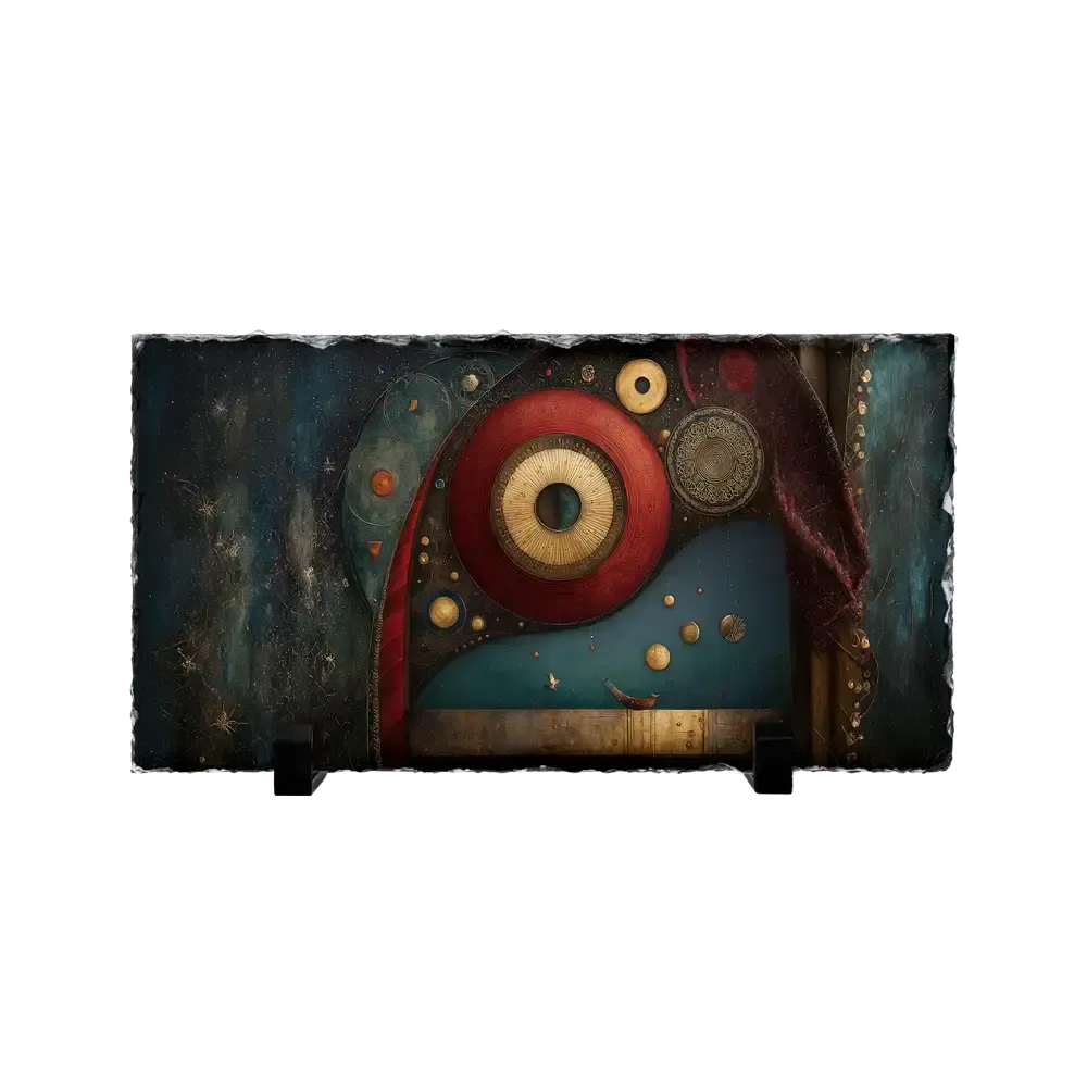 Επιτραπέζιος Πίνακας Πέτρινος 30x15 - Σχέδιο Θεατρική σκηνή