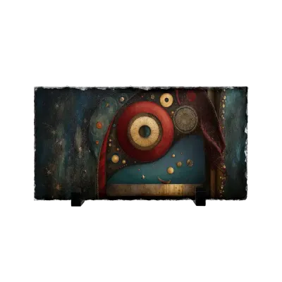 Επιτραπέζιος Πίνακας Πέτρινος 30x15 - Σχέδιο Θεατρική σκηνή