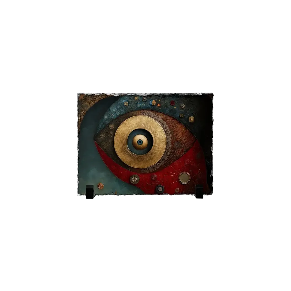 Επιτραπέζιος Πίνακας Πέτρινος 15x20 - Σχέδιο Φωτεινό Κέντρο