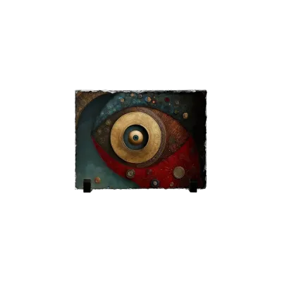 Επιτραπέζιος Πίνακας Πέτρινος 15x20 - Σχέδιο Φωτεινό Κέντρο