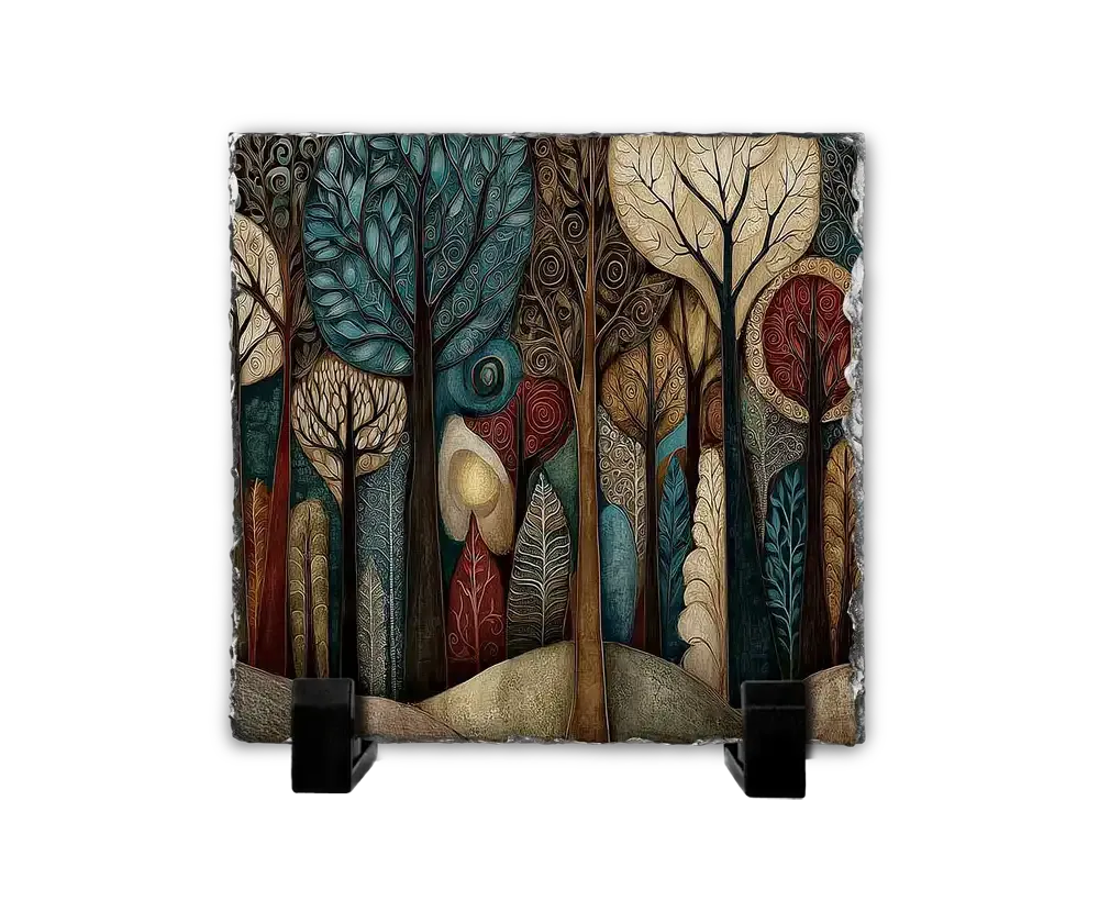 Επιτραπέζιος Πίνακας Πέτρινος 20x20- Σχέδιο Η Καρδιά του Δέντρου