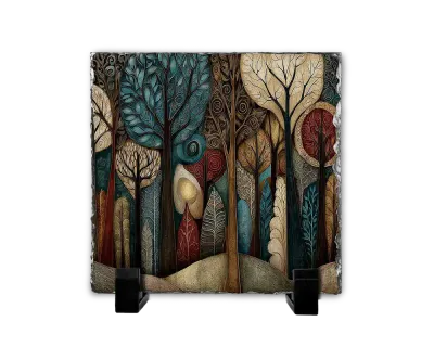 Επιτραπέζιος Πίνακας Πέτρινος 20x20- Σχέδιο Η Καρδιά του Δέντρου