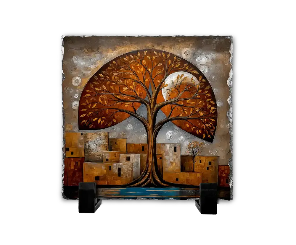 Επιτραπέζιος Πίνακας Πέτρινος 20x20- Σχέδιο Η Πύλη του Ονείρου