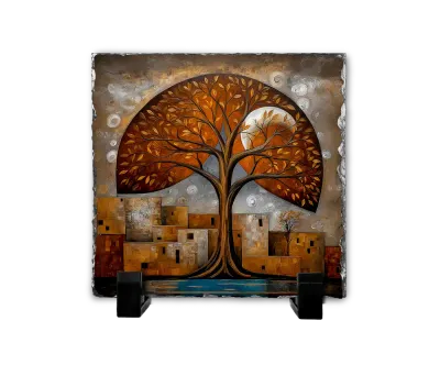 Επιτραπέζιος Πίνακας Πέτρινος 20x20- Σχέδιο Η Πύλη του Ονείρου