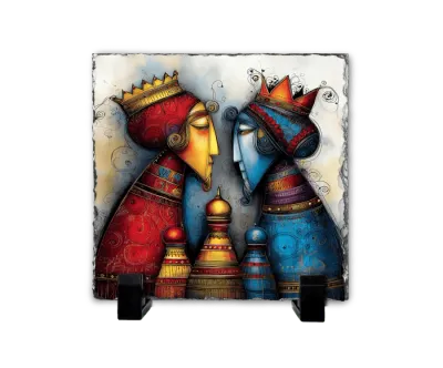 Απέναντι — Royal Chess Illustration Απέναντι — Royal Chess Illustration