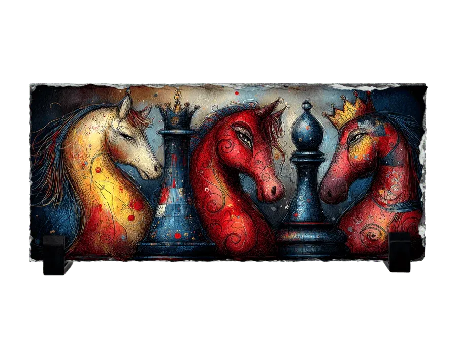 Οι Βασιλικοί Ίπποι — Surreal Chess Illustration