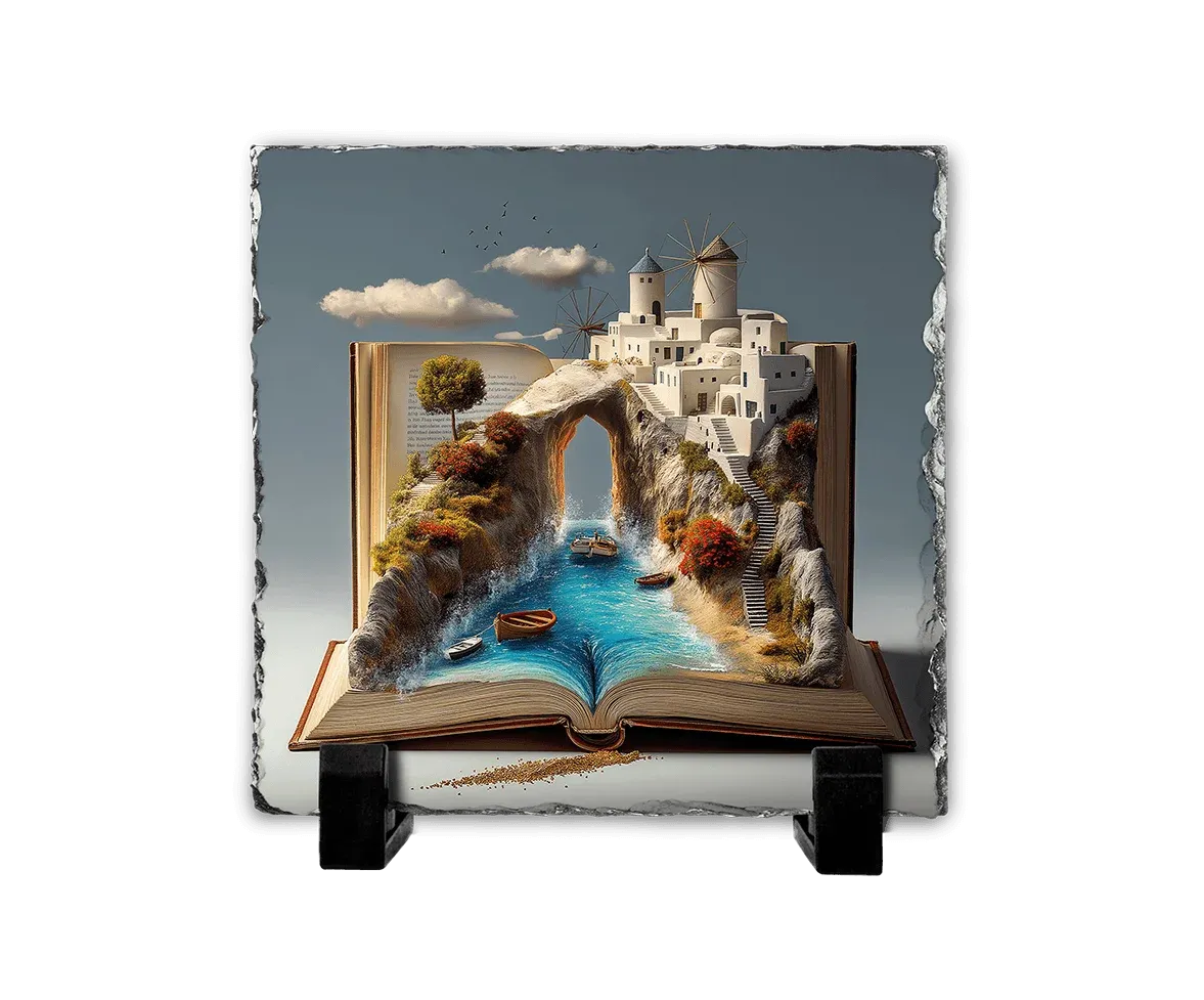 Οι Ανεμόμυλοι του Αιγαίου — 3D Storybook Art