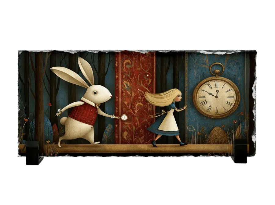 Ακολουθώντας τον Λευκό Λαγό — Alice in Wonderland Art