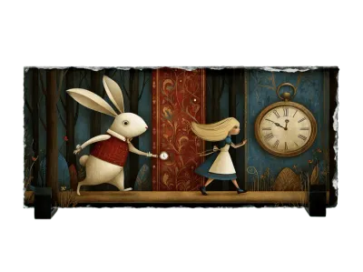 Ακολουθώντας τον Λευκό Λαγό — Alice in Wonderland Art Ακολουθώντας τον Λευκό Λαγό — Alice in Wonderland Art
