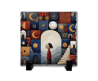 Η Πόλη των Σχημάτων — Geometric Whimsical Art Η Πόλη των Σχημάτων — Geometric Whimsical Art