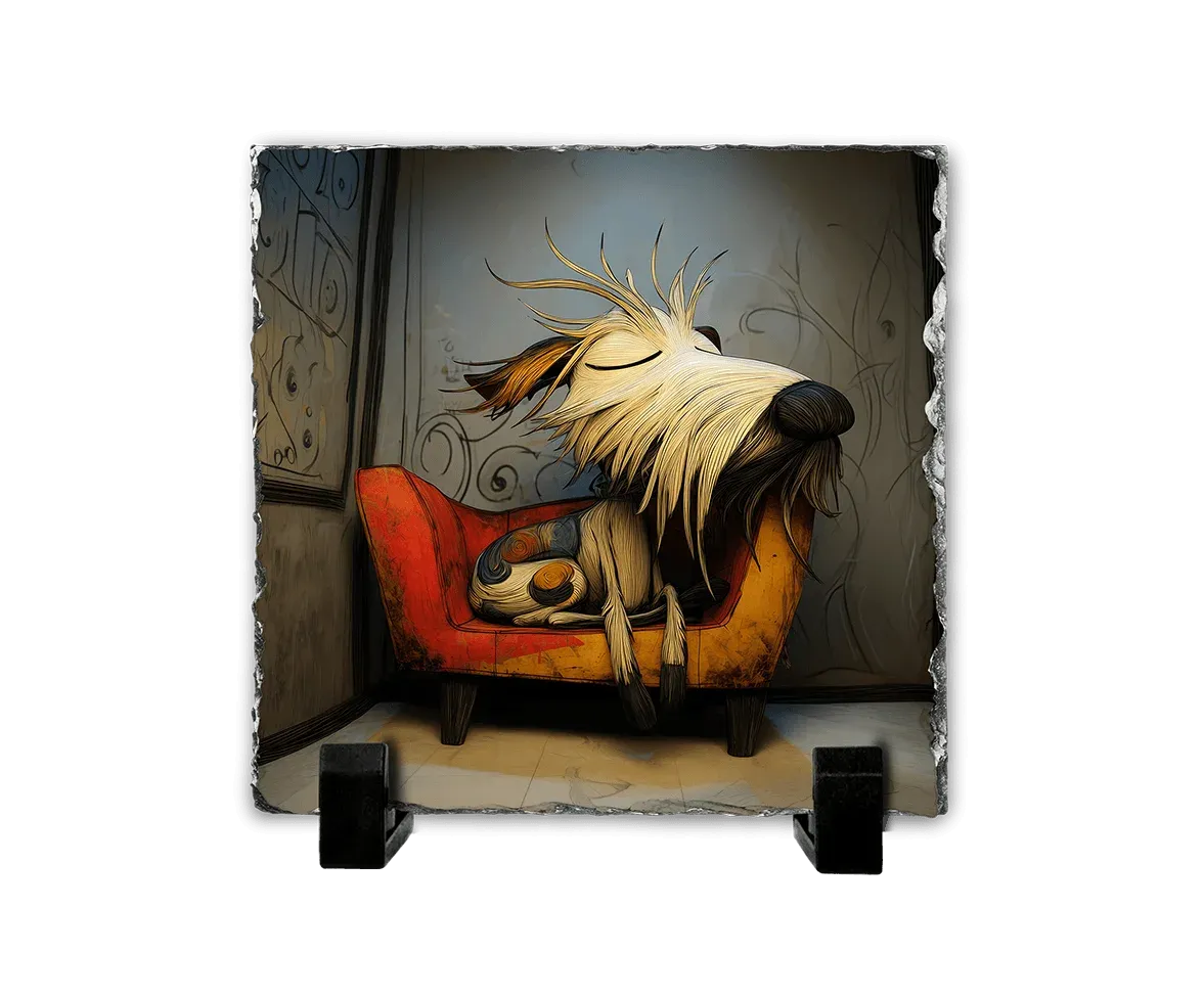 Η Πολυθρόνα της Ησυχίας — Whimsical Dog Art