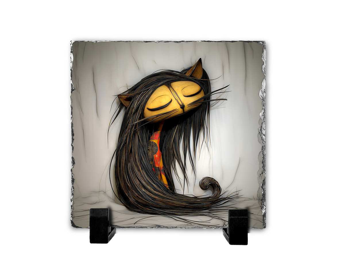 Η Μακριά Σιωπή — Whimsical Cat Art