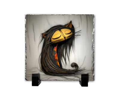 Η Μακριά Σιωπή — Whimsical Cat Art