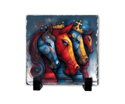 Οι Τέσσερις Ίπποι — Surreal Chess Illustration Οι Τέσσερις Ίπποι — Surreal Chess Illustration