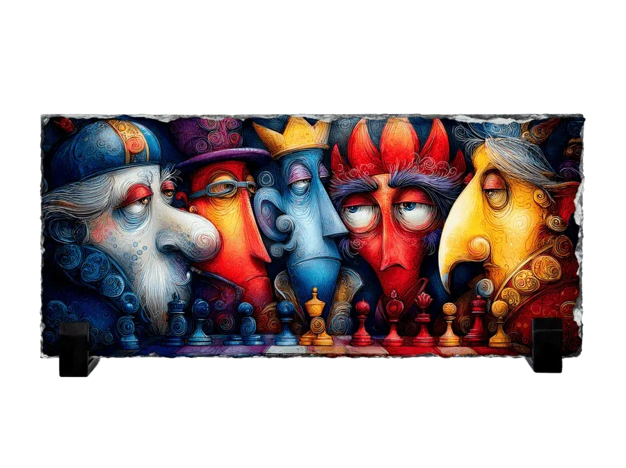 Πριν από την Κίνηση — Surreal Chess Portrait
