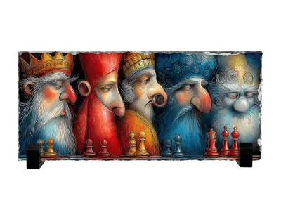 Το Συμβούλιο των Βασιλιάδων — Surreal Chess Portrait Το Συμβούλιο των Βασιλιάδων — Surreal Chess Portrait