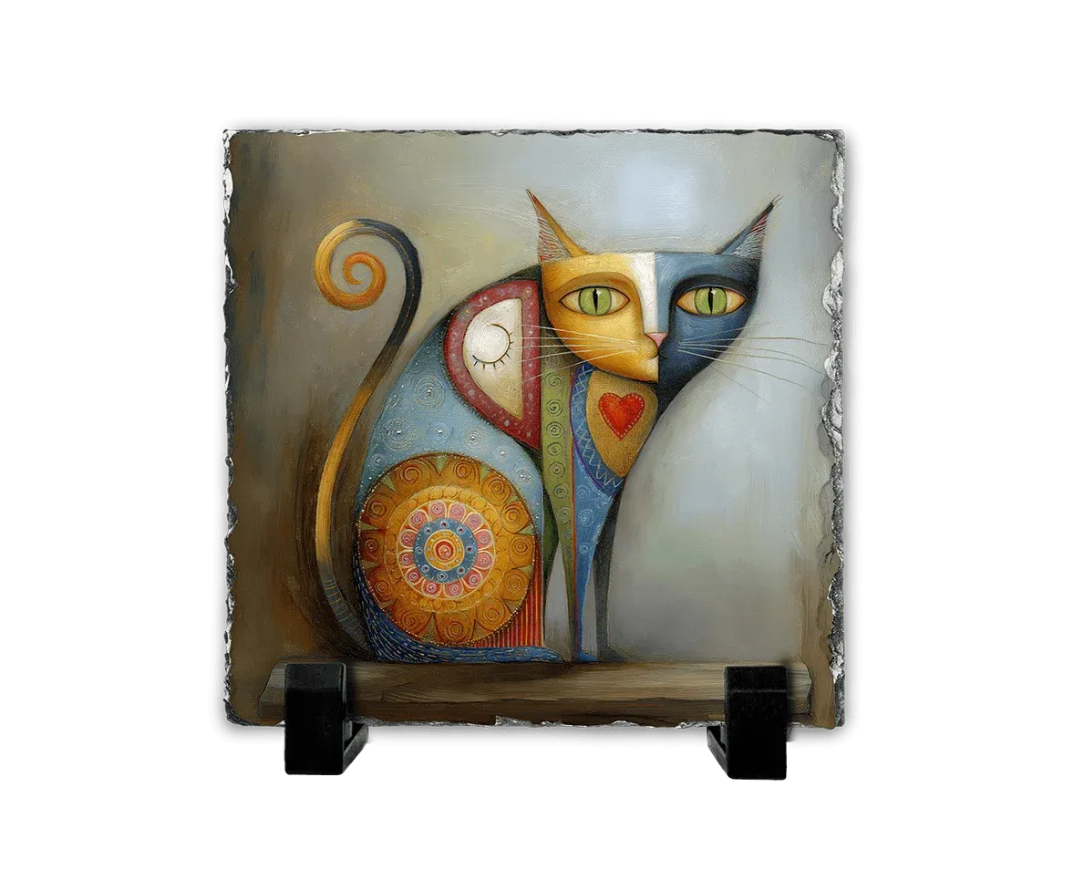 Αγκαλιά σε Χρώμα — Eastern-Inspired Cat Art