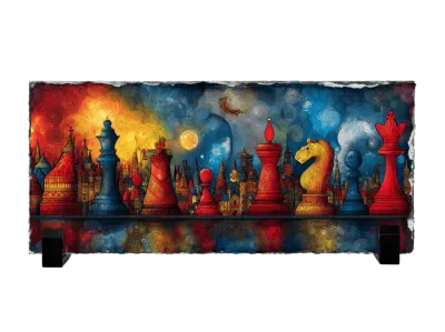 Η Πόλη της Σκακιέρας — Whimsical Chess Cityscape Η Πόλη της Σκακιέρας — Whimsical Chess Cityscape