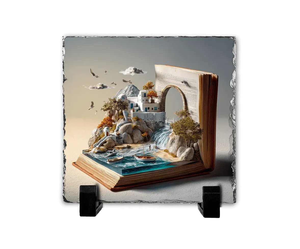 Το Αιγαίο Μέσα από τις Σελίδες — 3D Storybook Art