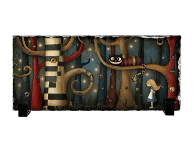 Ο Γάτος του Τσέσαϊρ και η Αλίκη — Alice in Wonderland Art Ο Γάτος του Τσέσαϊρ και η Αλίκη — Alice in Wonderland Art