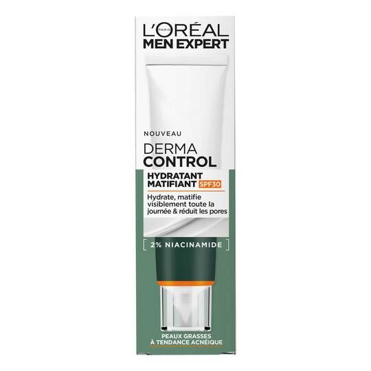 Men Expert Derma Control Hydratant Matifiant SPF30