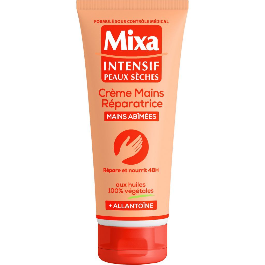 MIXA Intensif Crème mains réparatrice mains abîmées pour peaux sèches 100 ml
