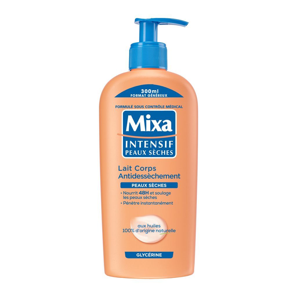 MIXA Intensif Lait corps anti dessèchement peaux sèches 300 ml