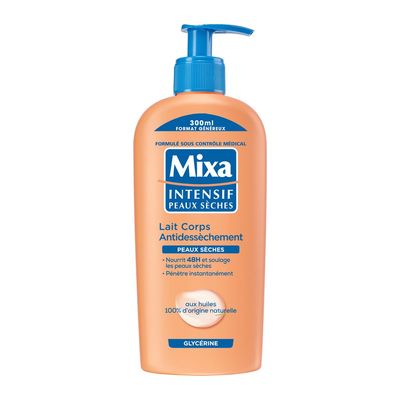 MIXA Intensif Lait corps anti dessèchement peaux sèches 300 ml
