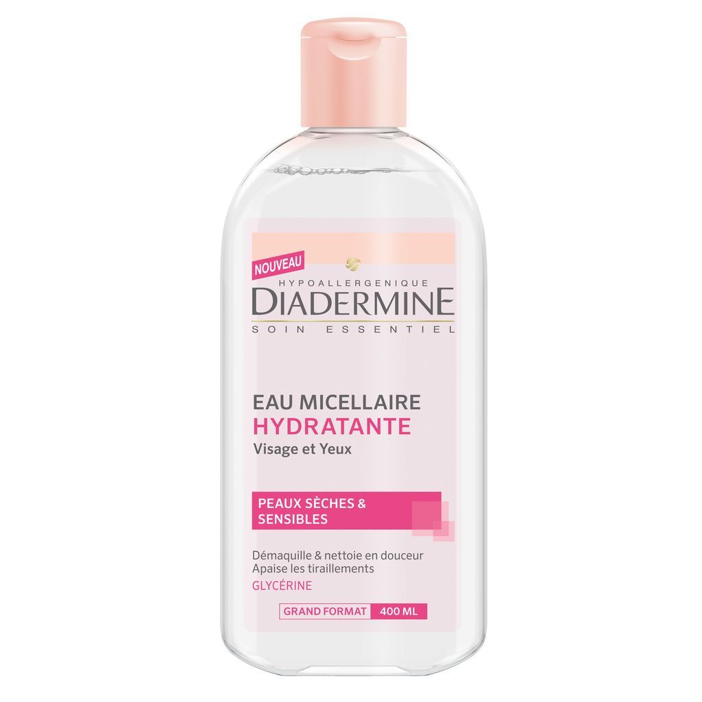 DIADERMINE Eau micellaire hydratante peaux sèches et sensibles 400ml