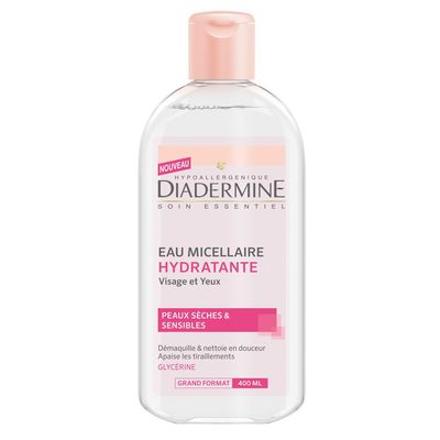 DIADERMINE Eau micellaire hydratante peaux sèches et sensibles 400ml