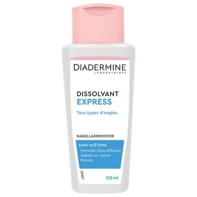 DIADERMINE Dissolvant express sans acétone tous types d'ongles 125ml