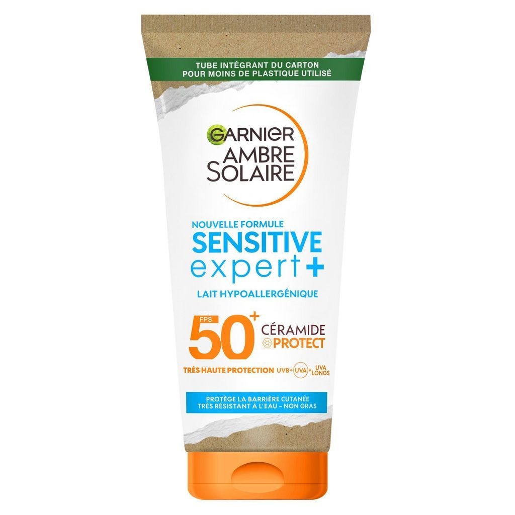 GARNIER Ambre Solaire Sensitive Expert+ Lait hypoallergénique FPS50+ 175ml