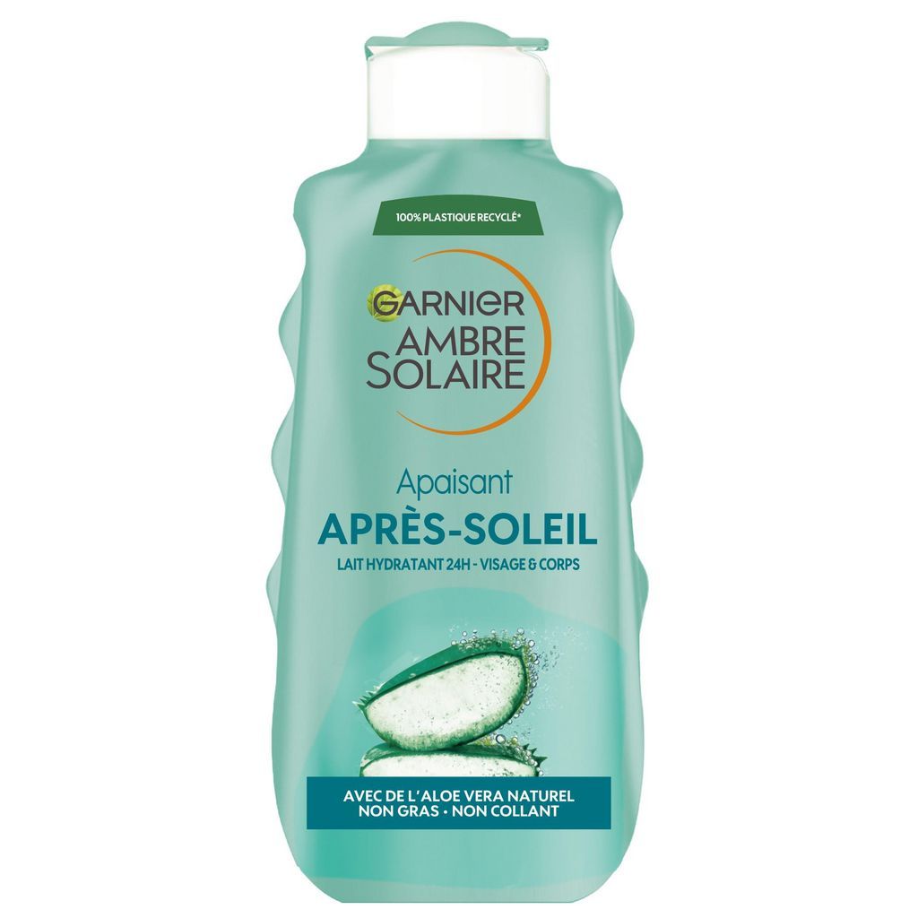GARNIER Ambre Solaire Lait apaisant après-soleil hydratant 24H visage et corps 175ml