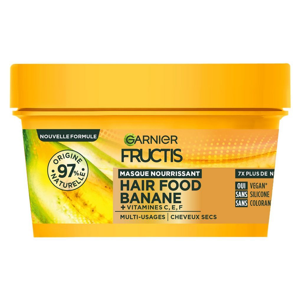 FRUCTIS Masque nourrissant cheveux secs banane 320ml