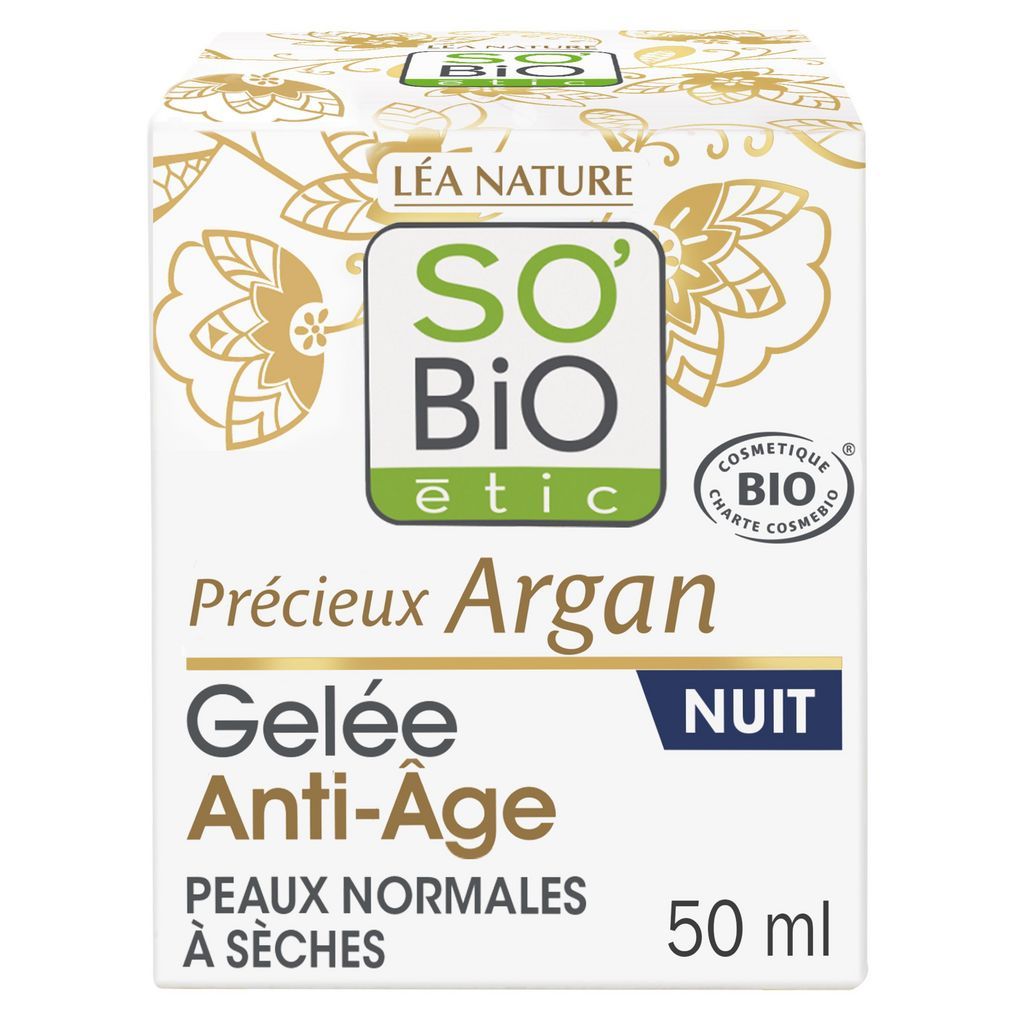 SO BIO ETIC Gelée anti-âge de nuit tous types de peaux 40ml