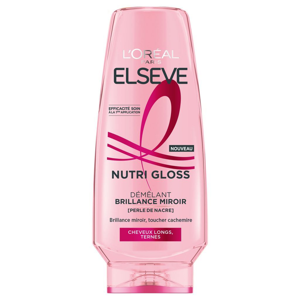 ELSEVE Nutri Gloss Démêlant brillance miroir perle de nacre cheveux longs , ternes 250ml