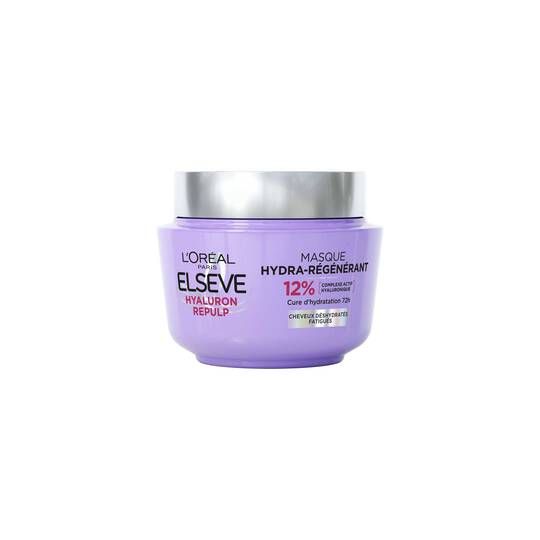 Elsève Hyaluron Repulp Masque Hydra-Régénérant pour Cheveux Déshydratés