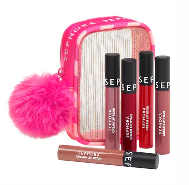 SEPHORA COLLECTION KIT DE 5 ROUGES VELOUTÉS SANS TRANSFERT - Avec une teinte en édition limitée